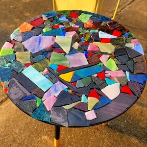 Glass Mosaic Table